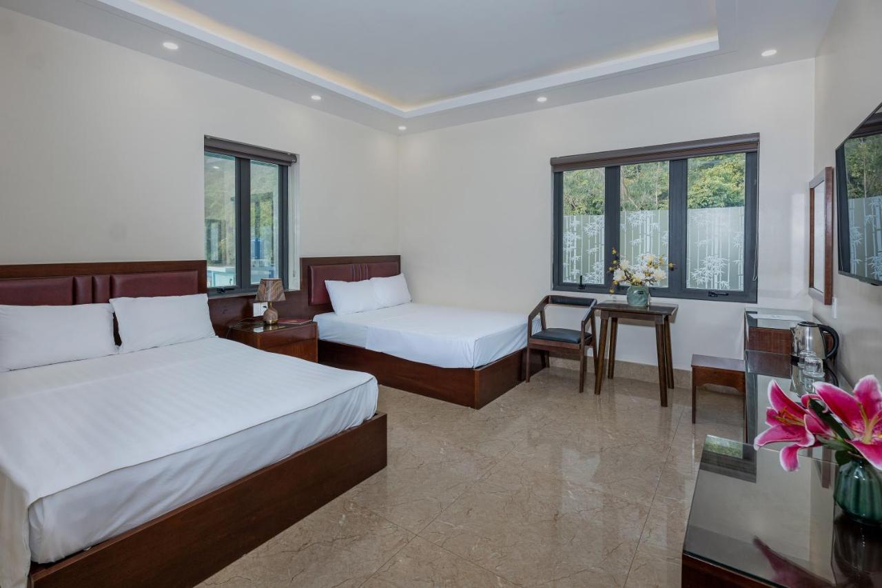Song Nga Hotel Dong Khe Sau エクステリア 写真